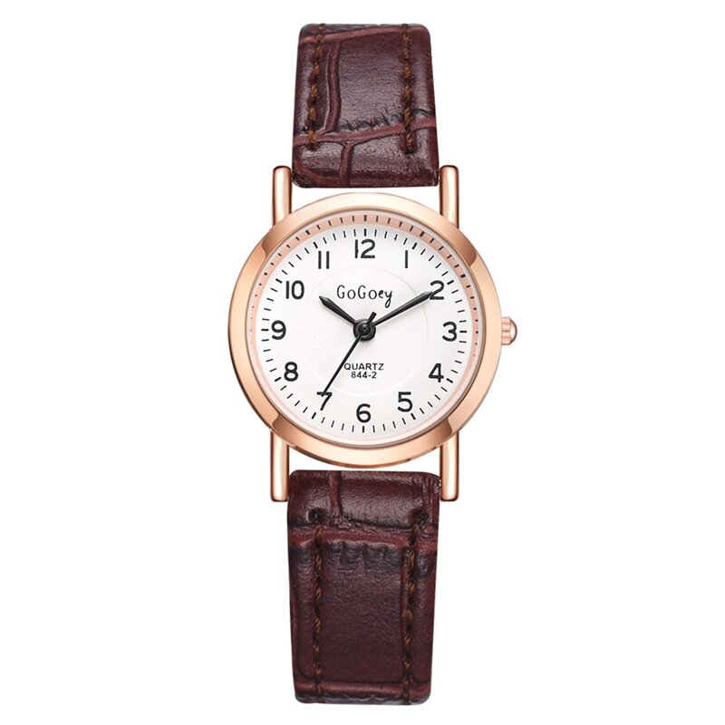 Nó de bambu do vintage couro feminino pequenos relógios designer ponteiro azul simples número dial moda senhoras quartzo relógios pulso