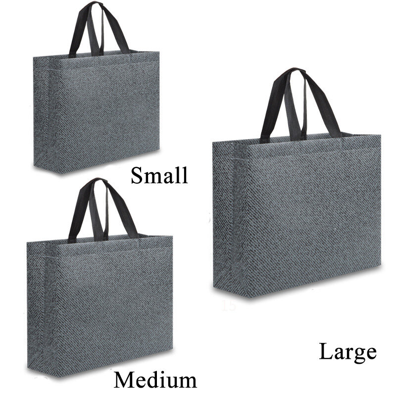 2020 Women Foldable Recycle Shopping Bag Reusable Shopping Tote Bag Large Capacity Non-Woven Fabric Shopper Bag Grocery Pouch