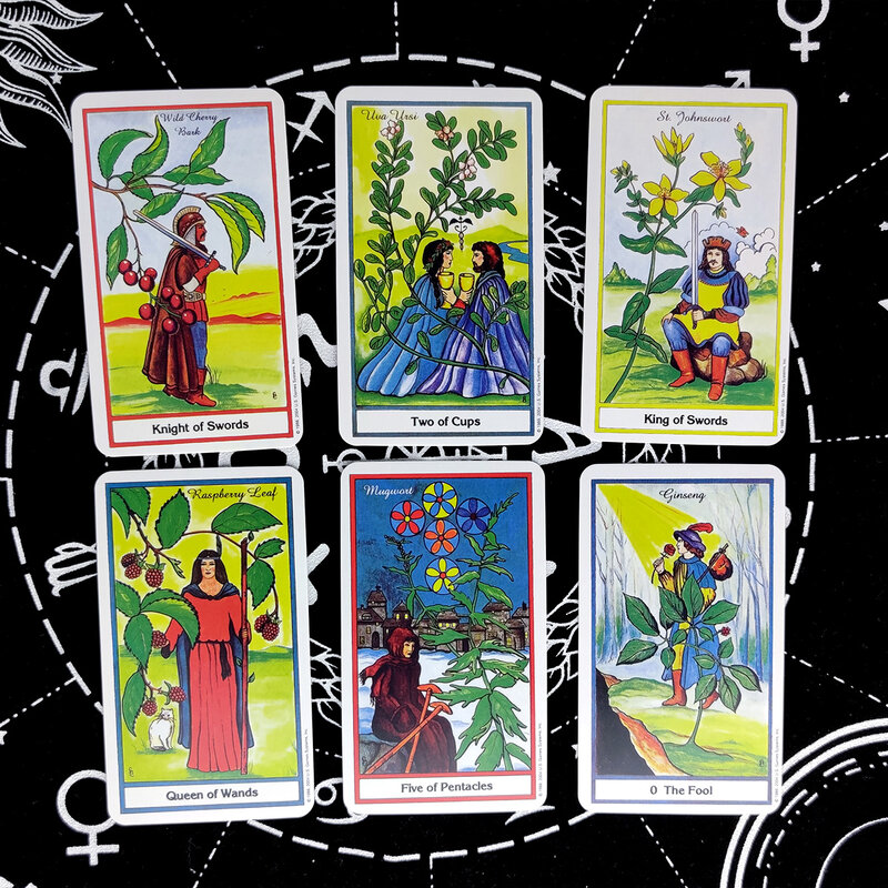 Cartas de Tarot Herbal, baraja de adivinación Prophecy, versión en inglés, juego de mesa de entretenimiento, 78 hojas/caja, nuevas