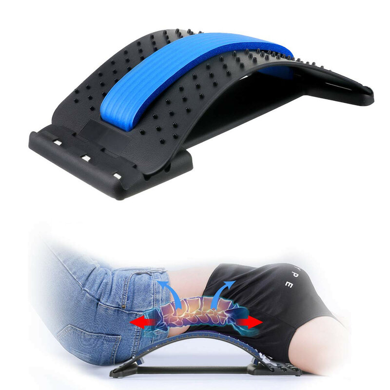 Korekcja pleców lędźwiowych narzędzie do jogi wielopoziomowe urządzenie do rozciągania pleców w celu skorygowania chiropraktyki kręgosłupa szyjnego i lędźwiowego
