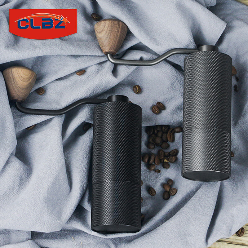 2021 Nieuwe Handleiding Koffiebonen Grinder Hoge Kwaliteit Roestvrij Staal Slijpen Kern Ruimte Aluminium Case Handgemaakte Koffie Frees