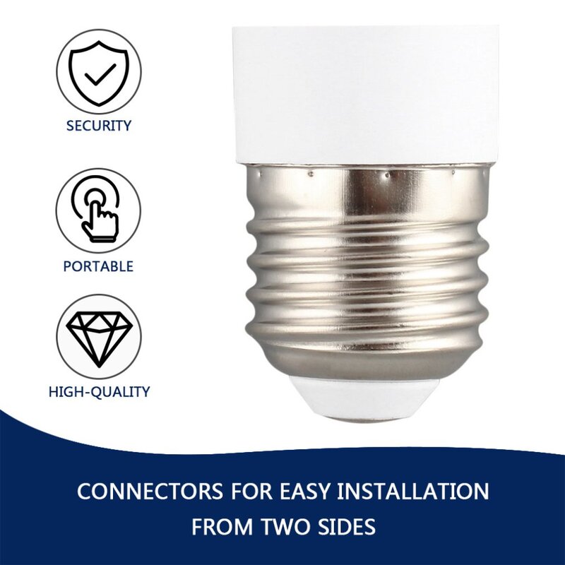 Огнеупорный материал E27-E14, держатель лампы, преобразователь, прочная домашняя розетка, портативная основа светильник пы