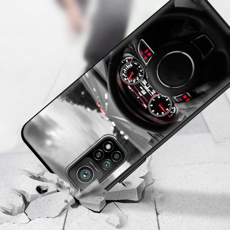 Siêu Xe Ô Tô RS Logo Ốp Lưng Điện Thoại Dành Cho Xiaomi Mi 11 Ultra 10T Lite 5G 9T Note 10 11X Pro A2 9 SE CC9 8 Bao Điện Thoại Thông Minh Capa