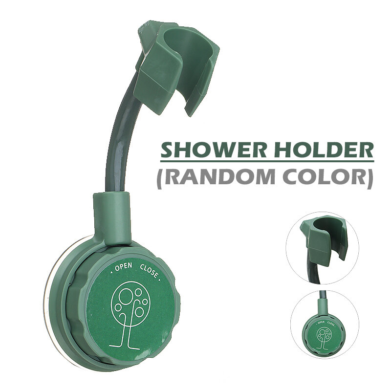 360 Degree Bathroom Shower Head Holder Punch-Free Universal Adjustable Shower Bracket Base Mount 16.2*4.5*6.5cm