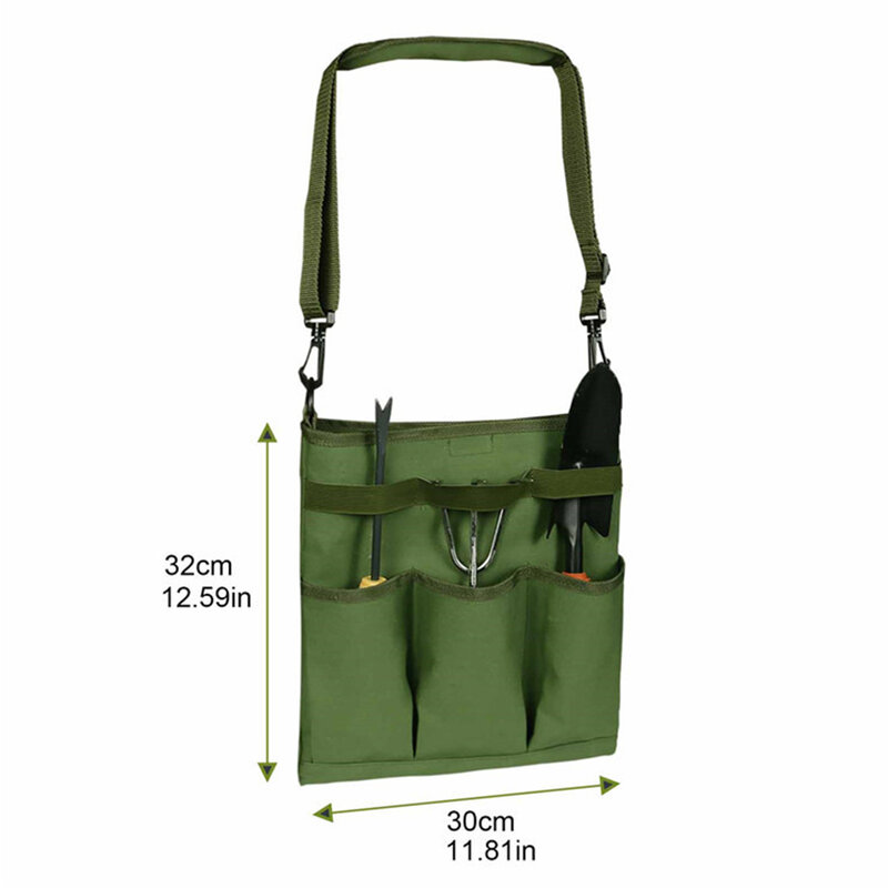 Garden Multifunctional Tool Bags 1680D Oxford Cloth Electrician Bags Waterproof and Wear-Resistant High Capacity Storage Bags