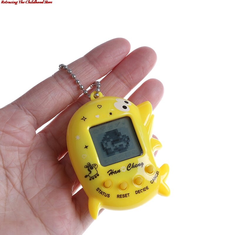 1 Buah Multi-warna 90S Nostalgia 168 Hewan Peliharaan Dalam 1 Virtual Cyber Pet Mainan Tamagotchis Elektronik Hewan Peliharaan Gantungan Kunci Mainan