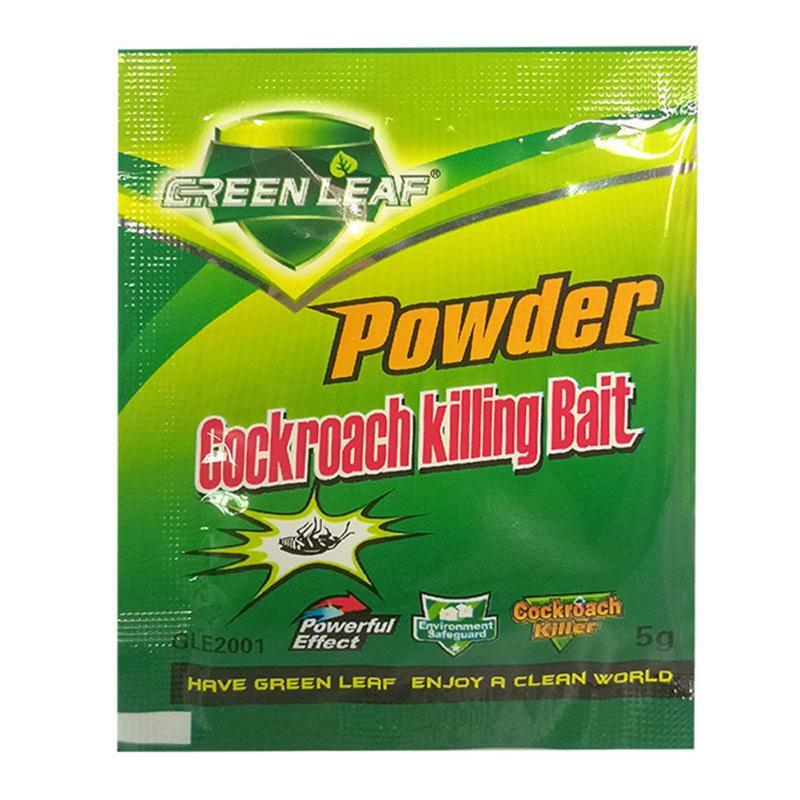5 Packs Effective Killing Cockroach Bait Powder Cockroach Repeller Insect Roach Killer Anti Pest Reject Trap Pest Control