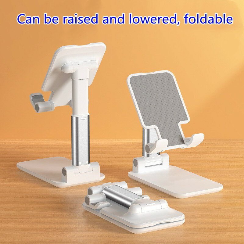 Uniwersalny stojak na telefon komórkowy stojak na IPhone IPad regulowany Tablet składany stolik na telefon komórkowy stojak na biurko