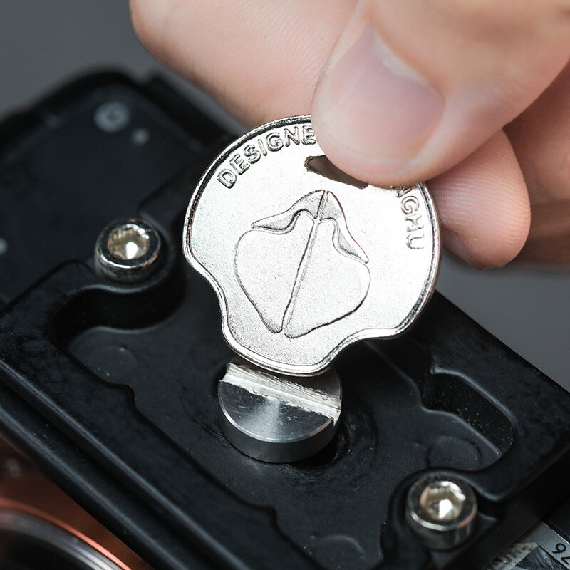 Śrubokręt śrubokręt moneta klucz Combo narzędzie do lustrzanka cyfrowa płyta szybkiego uwalniania kamera płyta montażowa śruby z rowkiem