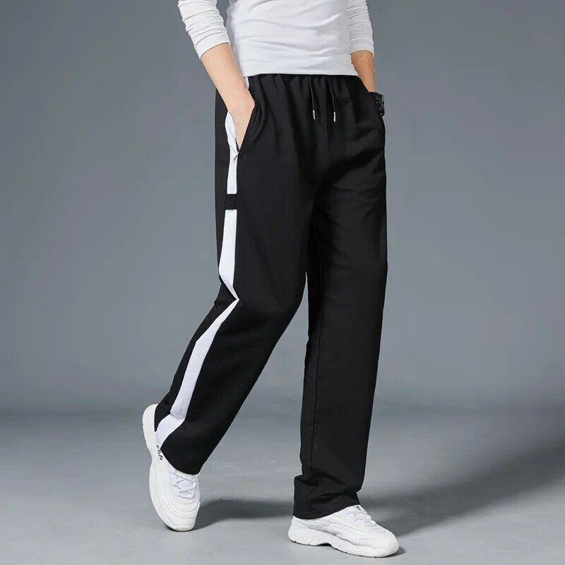 Calças casuais dos homens streetwear joggers calças ginásio de fitness calça elástica respirável treino calças bottoms sports sweatpant