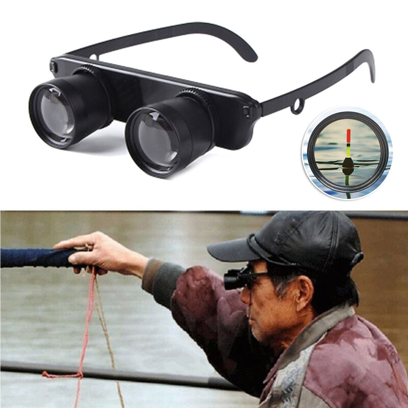 1 * przenośne Zoomable Outdoor okulary wędkarskie styl lupa lornetka Zoomable okulary lornetki wędkowanie teleskop