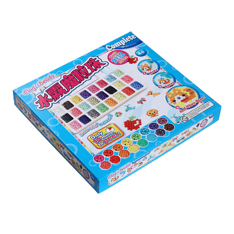 Creativo per bambini fai da te beneficio intelligenza giocattoli fantasia nebbia d'acqua perle magiche set di perle appiccicose di acqua magica