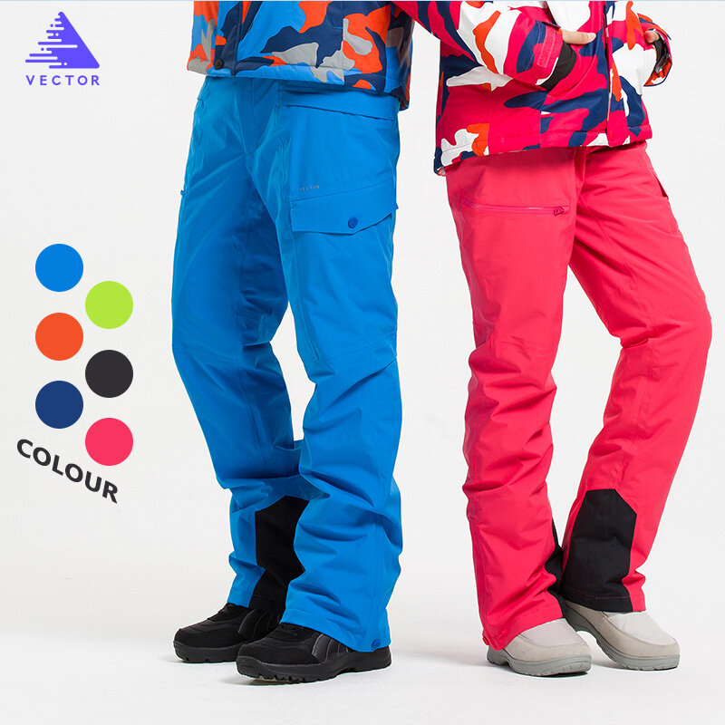 Winter Ski Pants Women Outdoor High Quality Windproof Waterproof Warm Couple Snow Trousers Ski Snowboard Pants Brand
