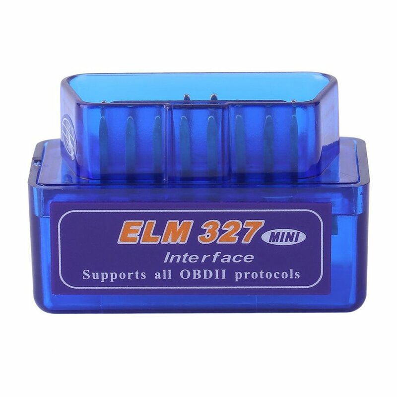 Mini ELM327 V2.1 OBD2 II Máy Quét OBD 12V Bluetooth Công Cụ Chẩn Đoán Tự Động Giao Diện Máy Quét Mã Tiếng Anh Phụ Kiện