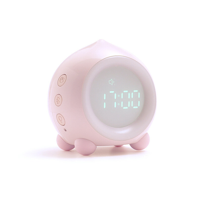 Taoqu Aplikasi Alarm Lampu Malam Warna-warni Smart Phone Set Alarm Digital Produk Rumah Tangga
