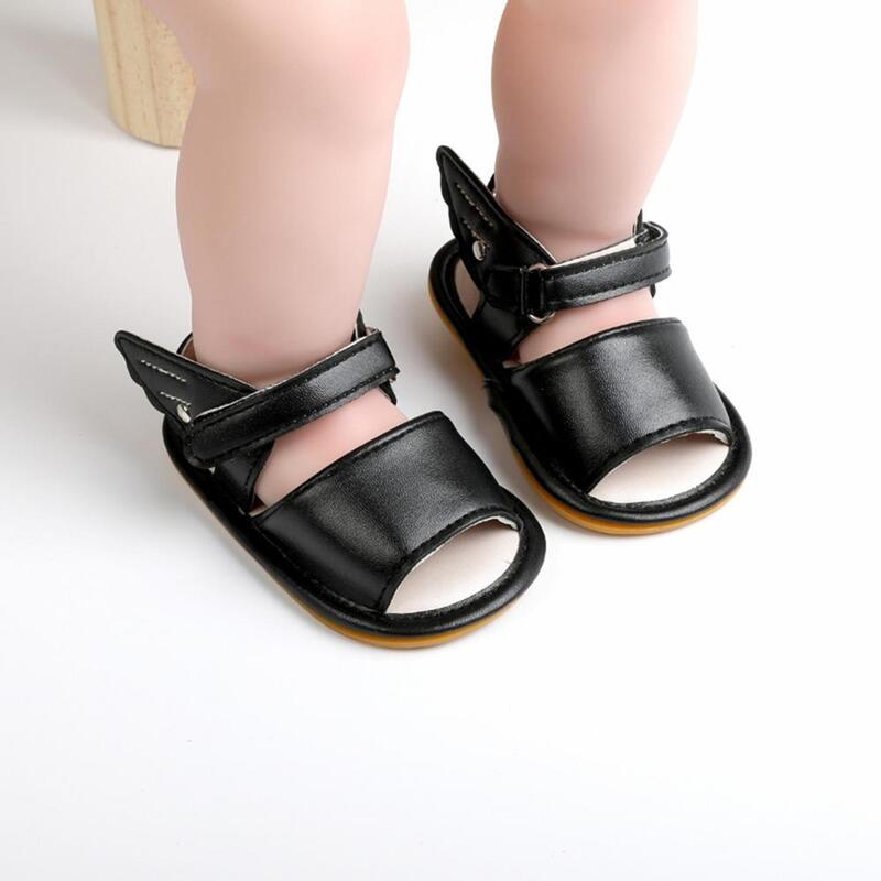 Verão bebê meninas meninos respirável anti-deslizamento sandálias do plutônio macio soled primeiros caminhantes 0-18 m