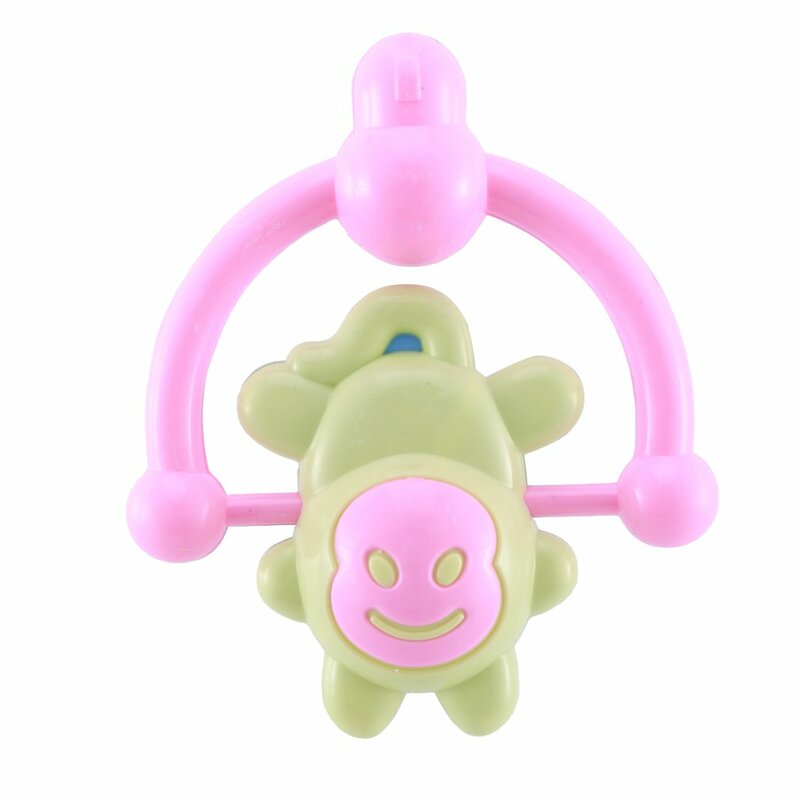 6pcs 아기 장난감 유아 손 Ratt 소리 장난감 휴대용 세심한 솜씨 아이들을위한 조기 학습 도구