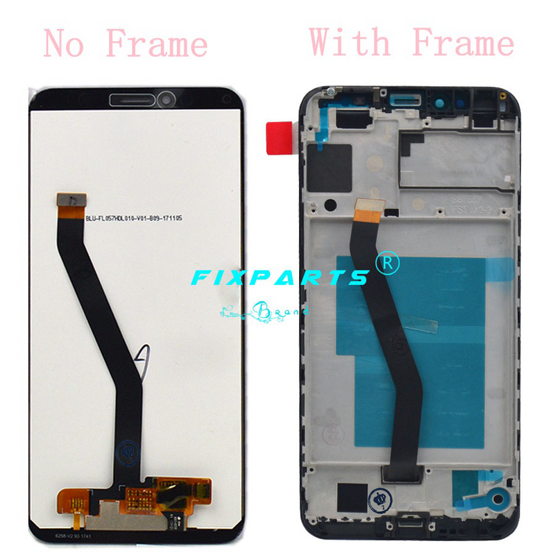 5.7 " AUM-L41 Display For Honor 7A LCD Display Touch Screen Digitizer ATU LX1 / L21 For Huawei Honor 7C AUM-L29 LCD With Frame