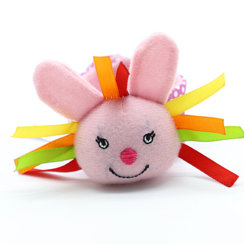 1 sztuk królik nadgarstek grzechotka dla dzieci zabawki ogród Bug Wrist grzechotka i stóp skarpetki zwierząt Cute Cartoon skarpetki dla dzieci grzechotka zabawki