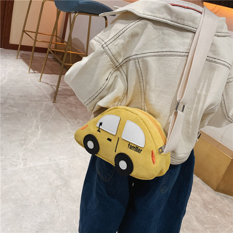 Koreańska wersja kreatywnych toreb dziecięcych, akcesoriów samochodowych, toreb na ramię, nowe chłopięce i dziewczęce osobowości, jedno ramię messeng