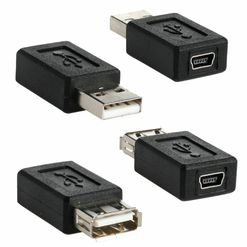 10 stücke Hohe Qualität OTG 5 Pin F/M Mini Wechsler Adapter Konverter USB Männlichen Zu Weiblichen Micro USB drop Verschiffen