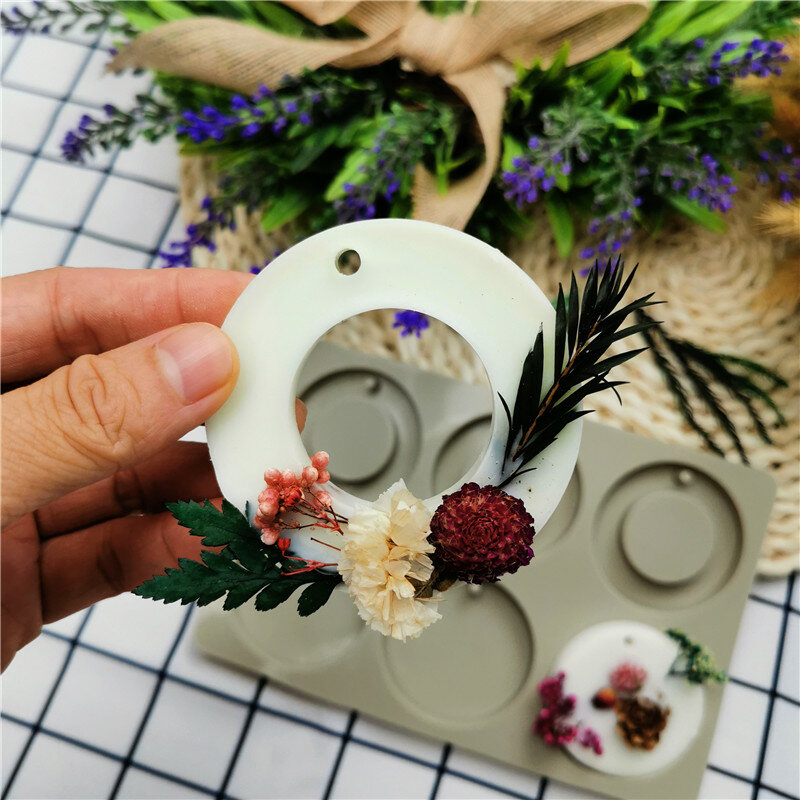 MILIVIXAY 20,3 cm x 13,7 cm x 1cm DIY Seife Blume Kerze Mould Aromatherapie Wachs Silikon Formen Ton Handwerk harz Form