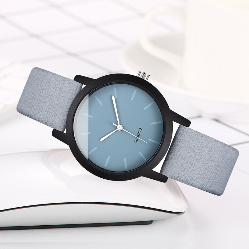 Women's Stylish Watches Temperament Creative Round Belt Hot Sale Simple Ladies Quartz Wristwatches Wrist Watch Часы Женские