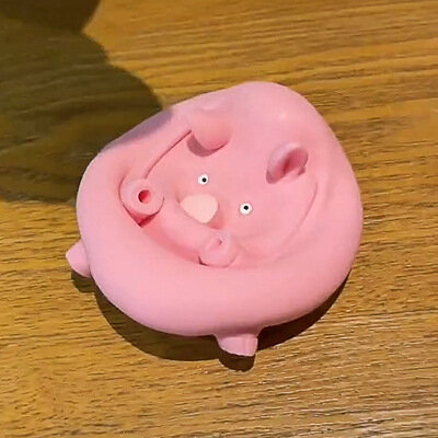Bola Antiestrés con forma de cerdo para aliviar el estrés, juguete divertido y creativo para aliviar el estrés, animales, Regalos divertidos