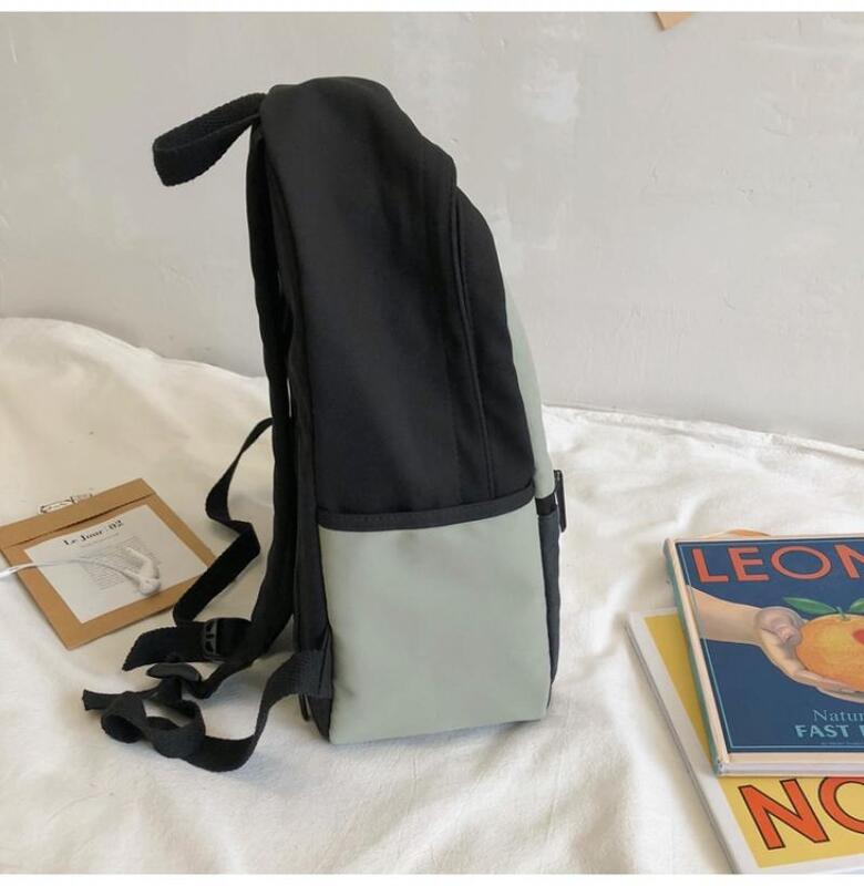 Mochila escolar de nylon feminina, mochila escolar de alta qualidade para adolescentes