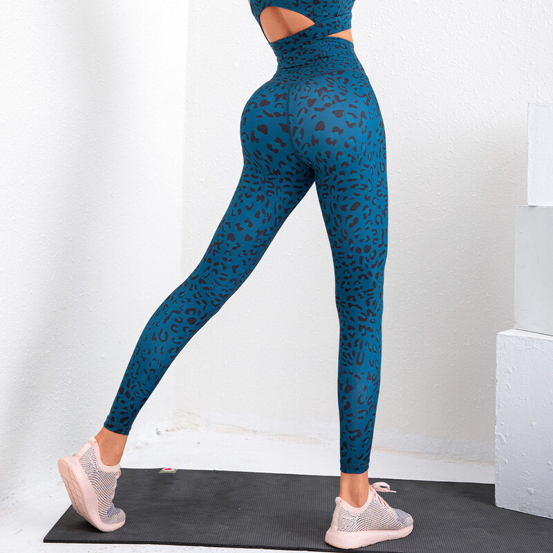 Impressão sem costura calças de yoga de cintura alta esportes leggings alta estiramento esporte yoga leggings de fitness gym workout leggings