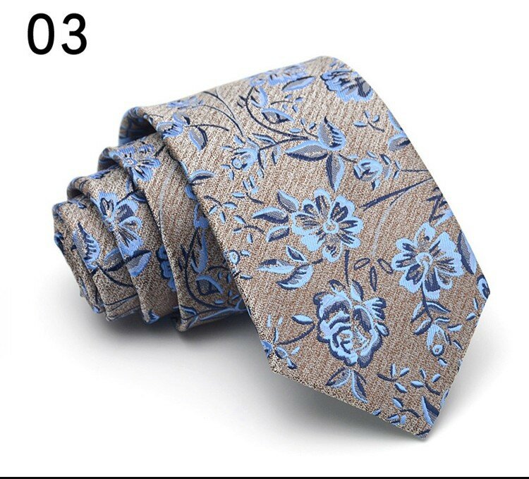 Cravate de cou en Polyester imprimé Floral pour hommes, cravate Slim, stylistes de mode, vêtements de mariage