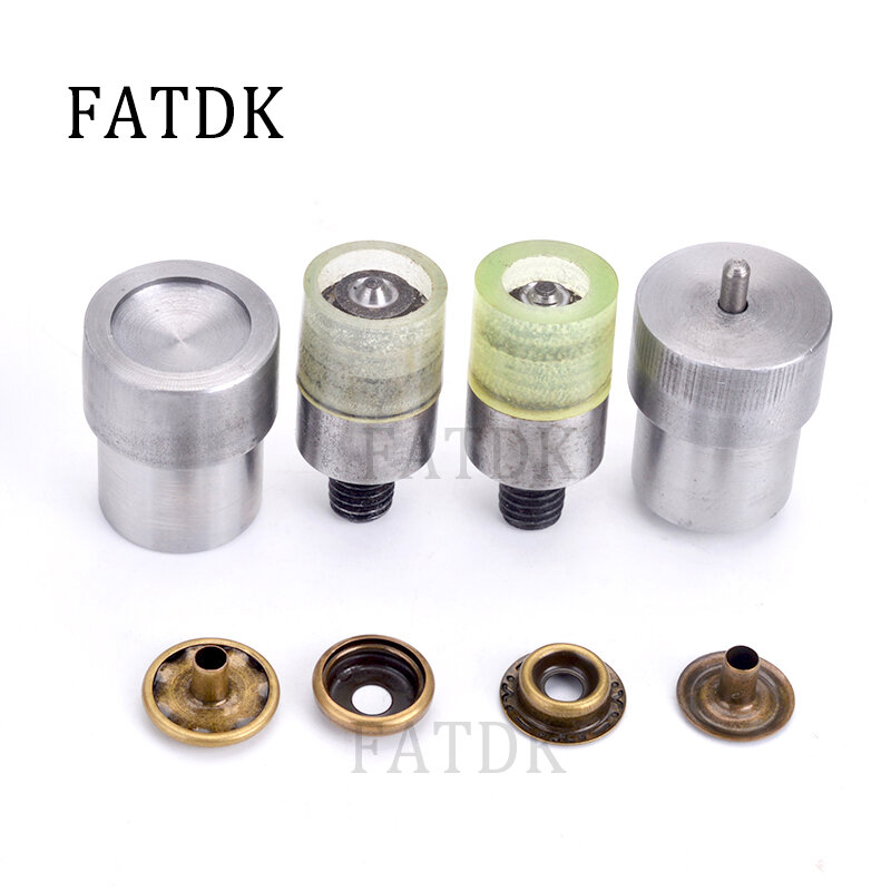 FATDK-troquel de botones a presión de Metal 201 203, herramienta de instalación de molde de hebilla para máquina DIY, envío gratis