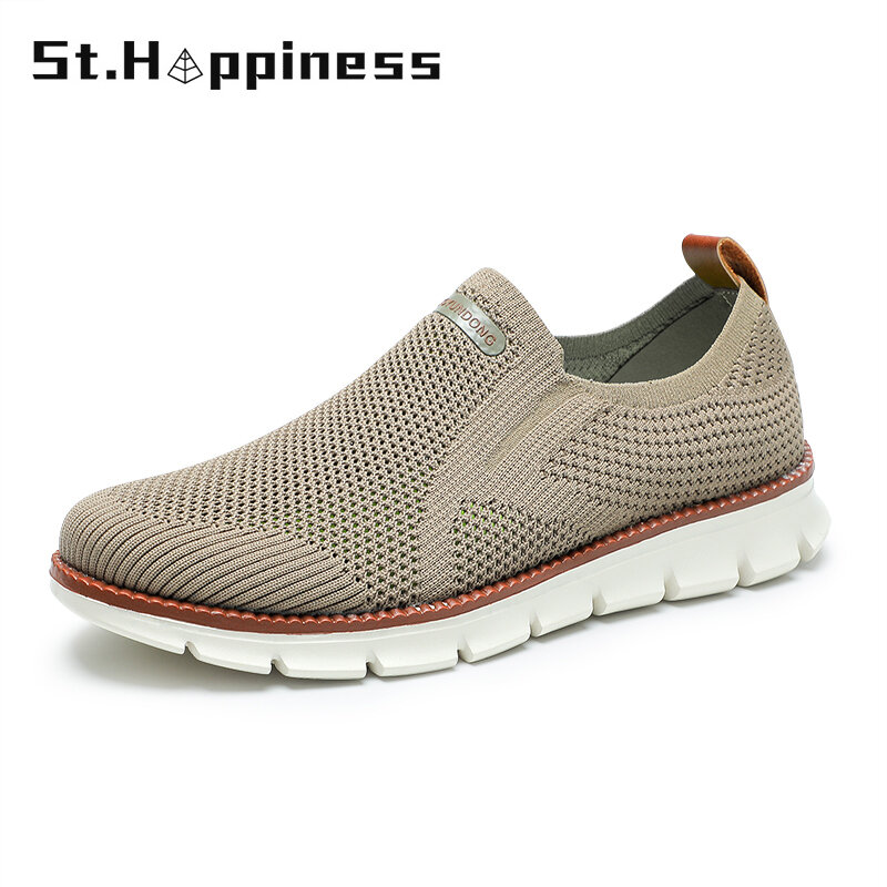 2022 New Men's Mesh Casual Shoes Fashion Lightweight Breathable Soft-Soled Shoes Summer Outdoor Sports Fitness Sneakers Big Size