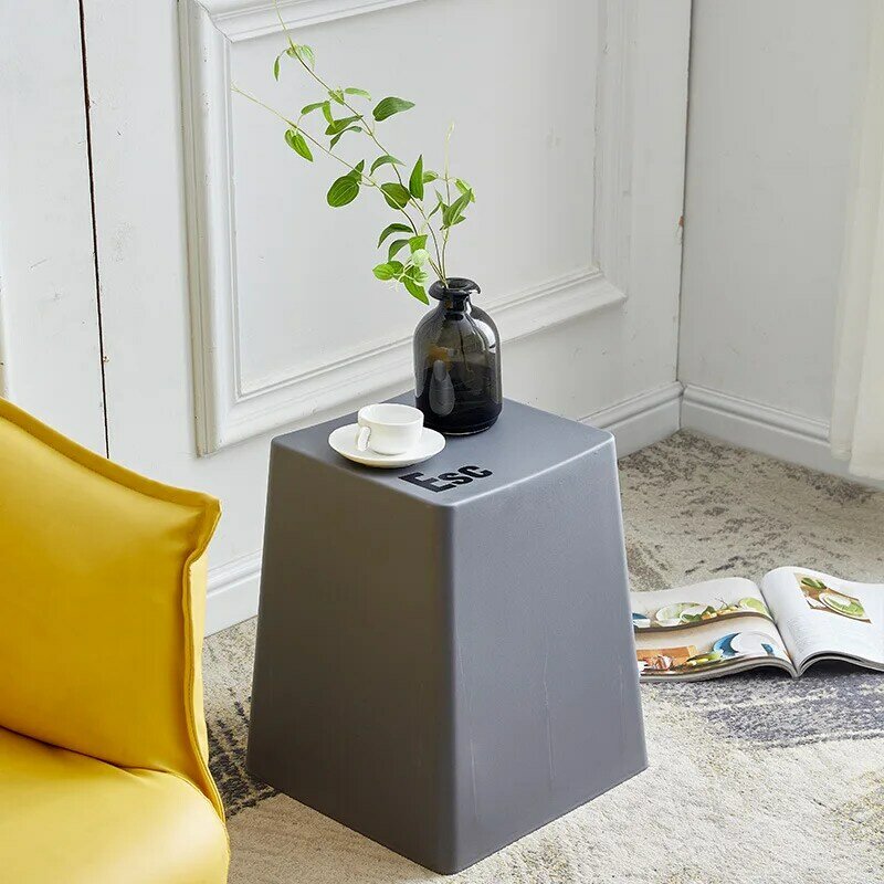크리 에이 티브 다기능 플라스틱 의자 홈 거실 식사 Thicken Home Stool 성격 키보드 의자 의자 Simple
