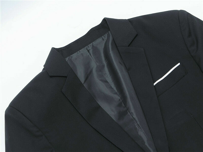 Blazer masculino de algodão, jaqueta slim fit para homens, casaco de escritório, preto, azul, plus size