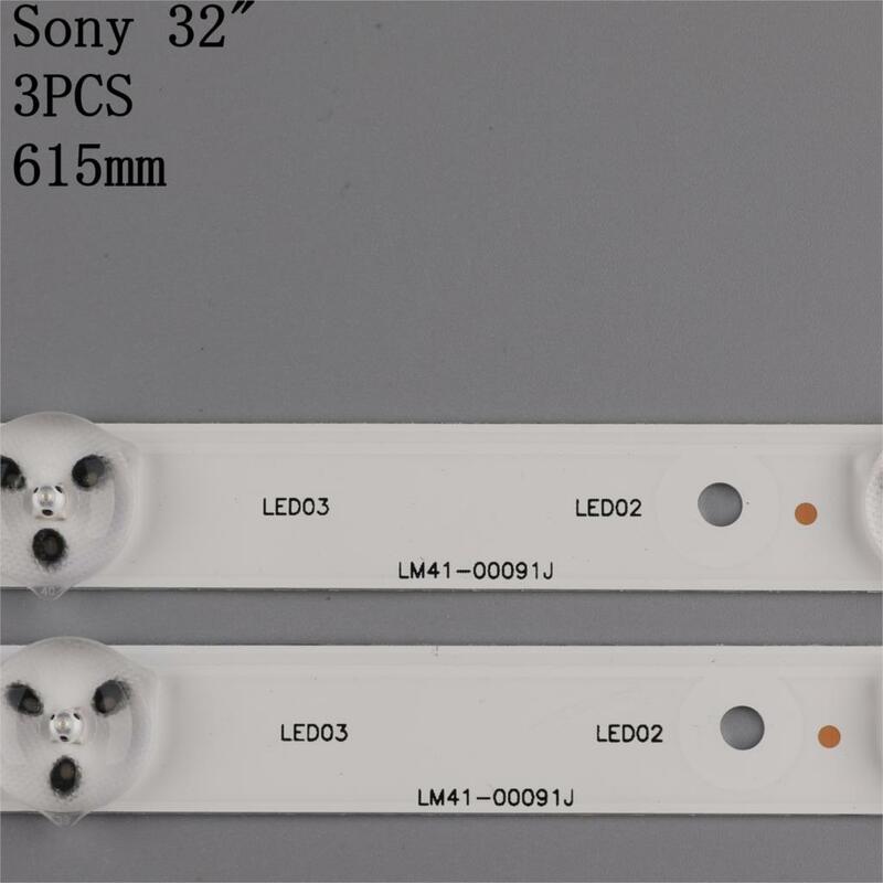 Strip LED untuk SAM SUNG_2014_SONY_DIRECT_FIJL_32V_B_3228_8LEDs_REV1.2 LM41-00091J LM41-00091K KDL-32RD303 KDL-32R303C KDL-32R303B