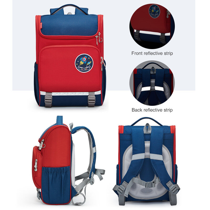 Детский рюкзак Mixi, Детская сумка для начальной школы, сумка для мальчиков и девочек, Высококачественная школьная сумка, А4, сумка для книг, ...