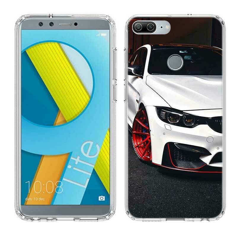 Super voiture rouge et bleu Silicone Funda étui de téléphone pour Huawei Honor 20 9 Pro 8X 10 lite 9X 8A 8C 8S V20 20i Y5 Y6 Y7 Y9 2019 couverture