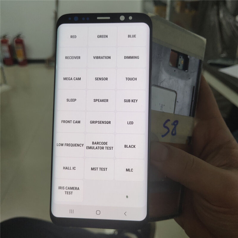 Super AMOLED Für Samsung Galaxy S8 G950 G950F Touchscreen Digitizer LCD Display Keine Rahmen Mit Tote pixel
