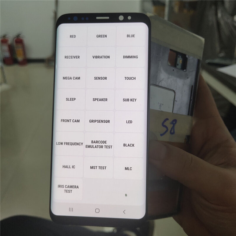 Super AMOLED para Samsung Galaxy S8 G950 G950F pantalla táctil digitalizador pantalla LCD sin marco con píxeles muertos