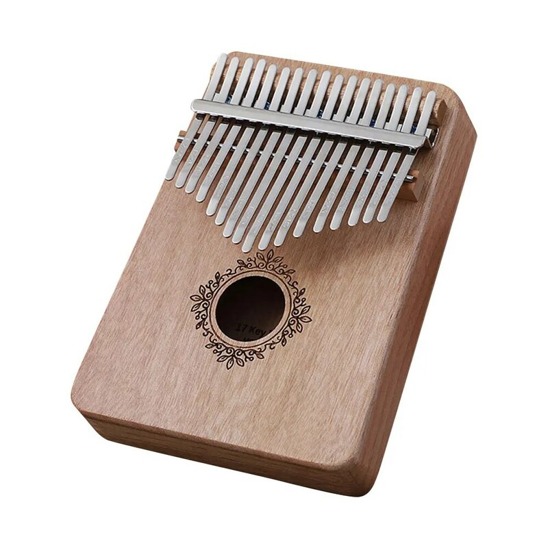 17 مفاتيح الإبهام البيانو الإبداعية مع الهدايا مصغرة خشبية الماهوجني Mbira الجسم الآلات الموسيقية كاليمبا البيانو المبتدئين فنجر البيانو
