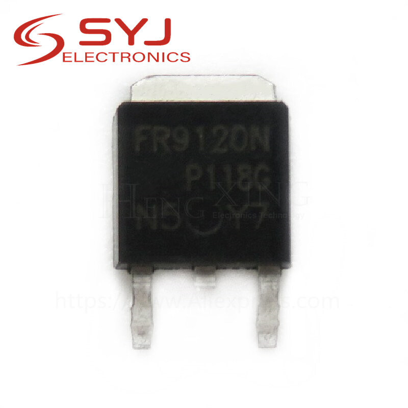 10 pièces/lot, FR9120 IRFR9120 IRFR9120N TO-252 100V 6.6A, en Stock