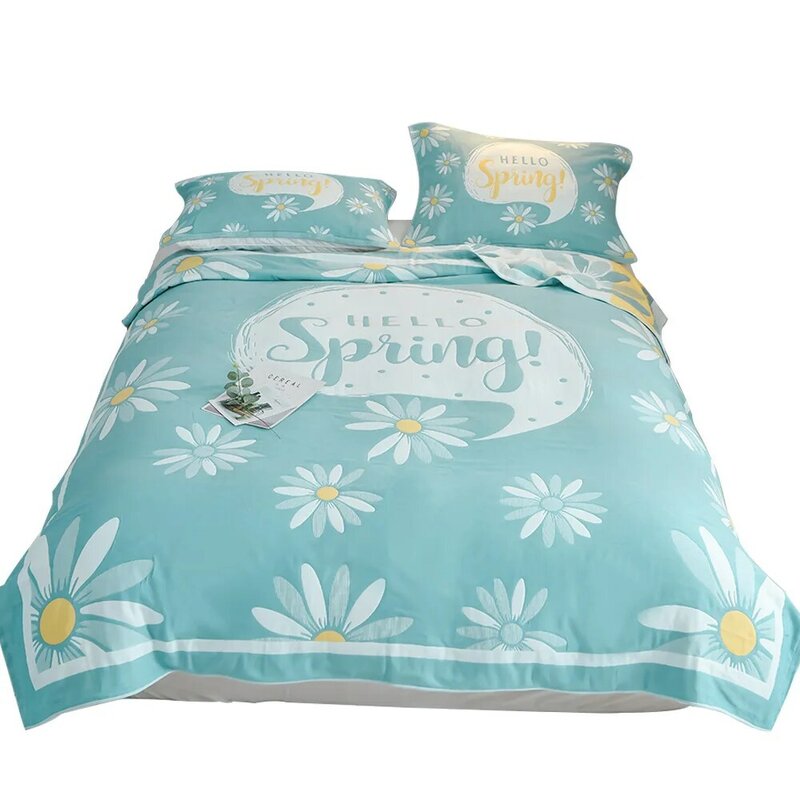 Pastoral lance cobertores para cama sofá cobertor floral toalha cobertor travesseiro toalhas de verão cama anti deslizamento coverlets respirável
