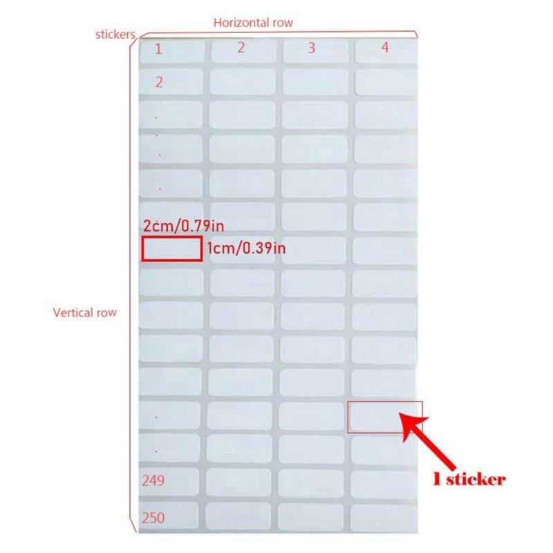 Caixa de armazenamento etiqueta não-adesivo rótulo papel ponto cruz diamante pintura ferramenta etiqueta adesivos um pedaço de pano (30000 pces)