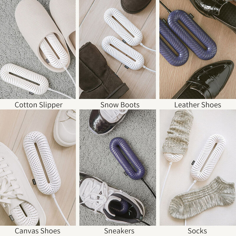 Sèche-chaussures électrique, désinfectant UV, séchage à température constante, désodorisant, sèche-chaussures pour l'hiver et la pluie