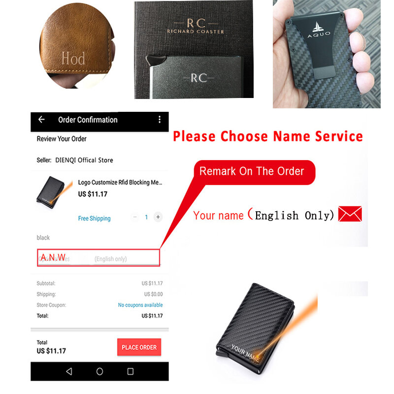 add logo or name or resend  or  Refund  link or Gift Box