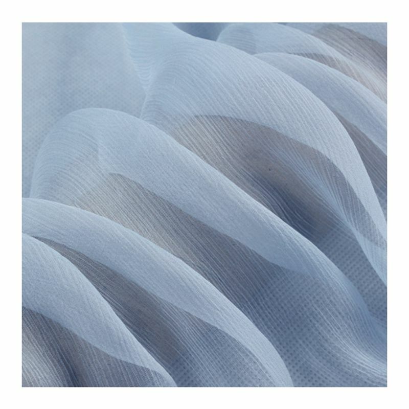 Тонкая широкая шелковая жоржеттная шелковая юбка в стиле Хань, ткань для одежды ручной работы «сделай сам», ткань для шитья, прозрачная ткань