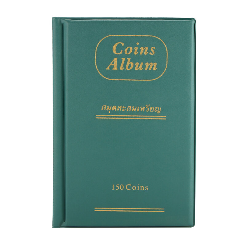 150 Pockets Coins Collection Album Book Penny Coin Storage Bag Mini Coin Money Album Collection Book Coin Holders Collector Gift