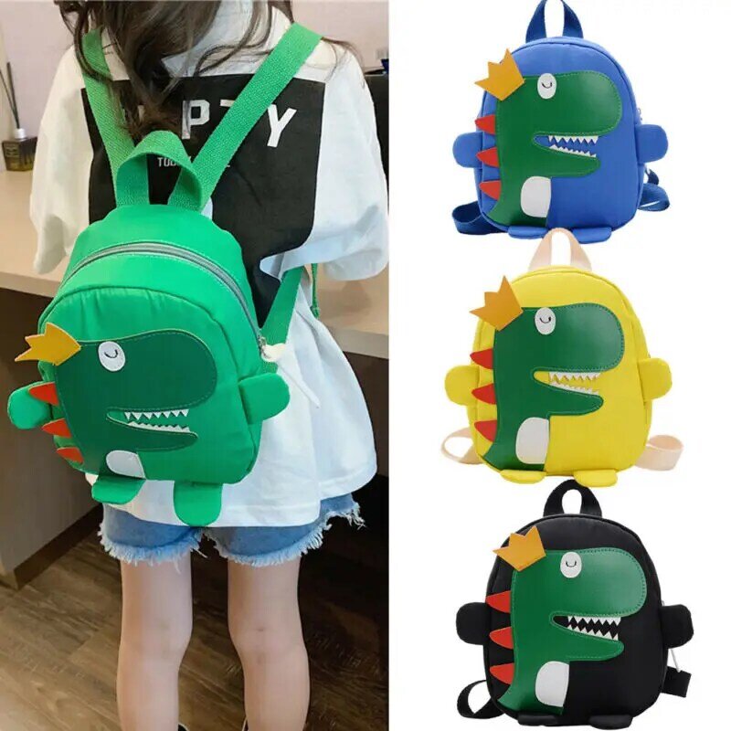 Cute toddler kid kindergarten school bag 3D cartoon dinosaur mini backpack new baby boy girl school bag