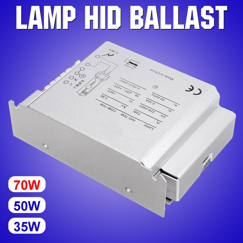 35W 50W 70W Electronic Ballast For Reptile UVB Metal Hanlide Bulb